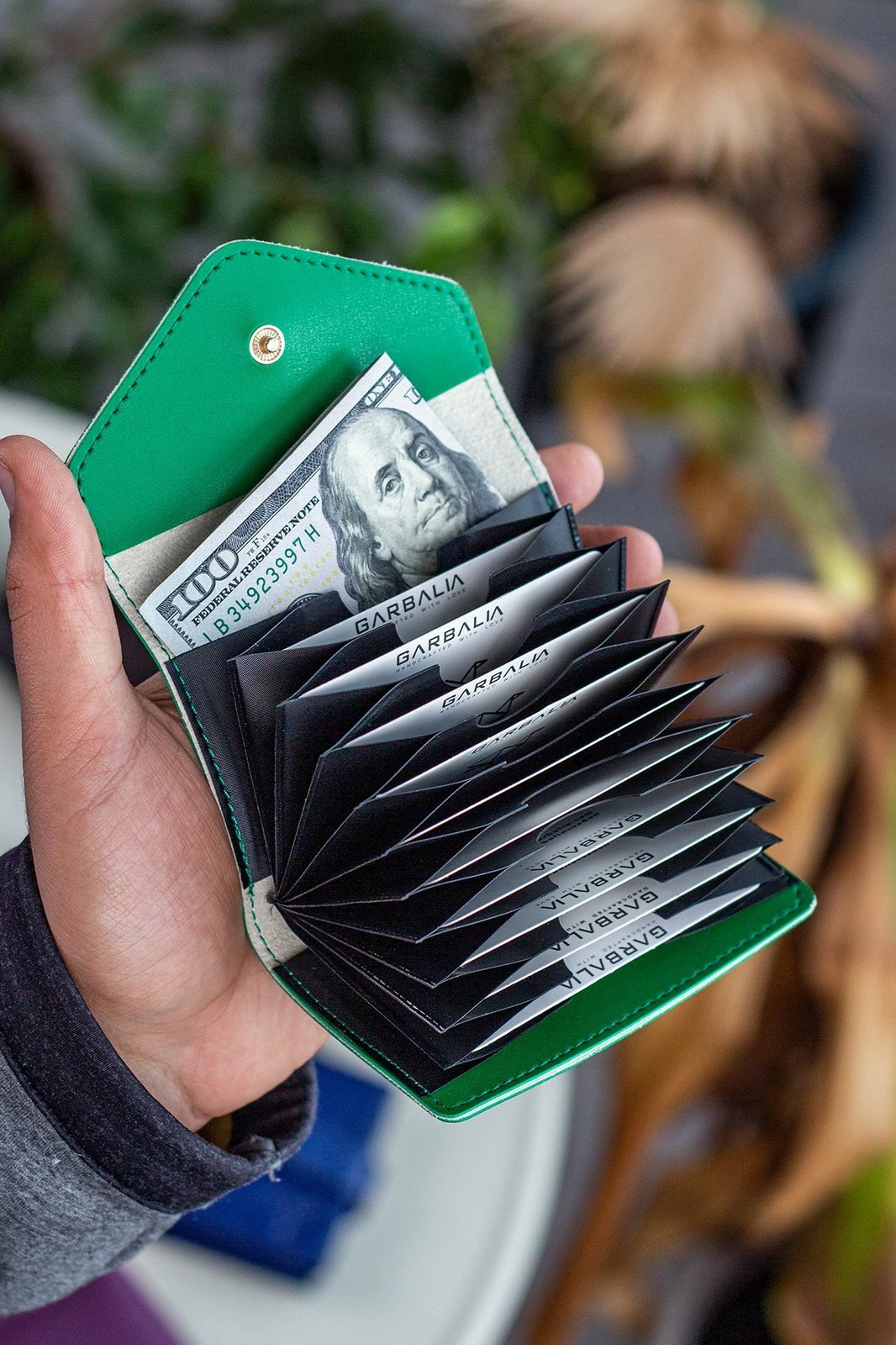 Portofol për gra, Zoozie Bags, Lviv, ngjyrë e gjelbër