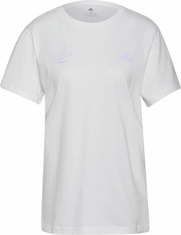 Maicë adidas për femra, e bardhë