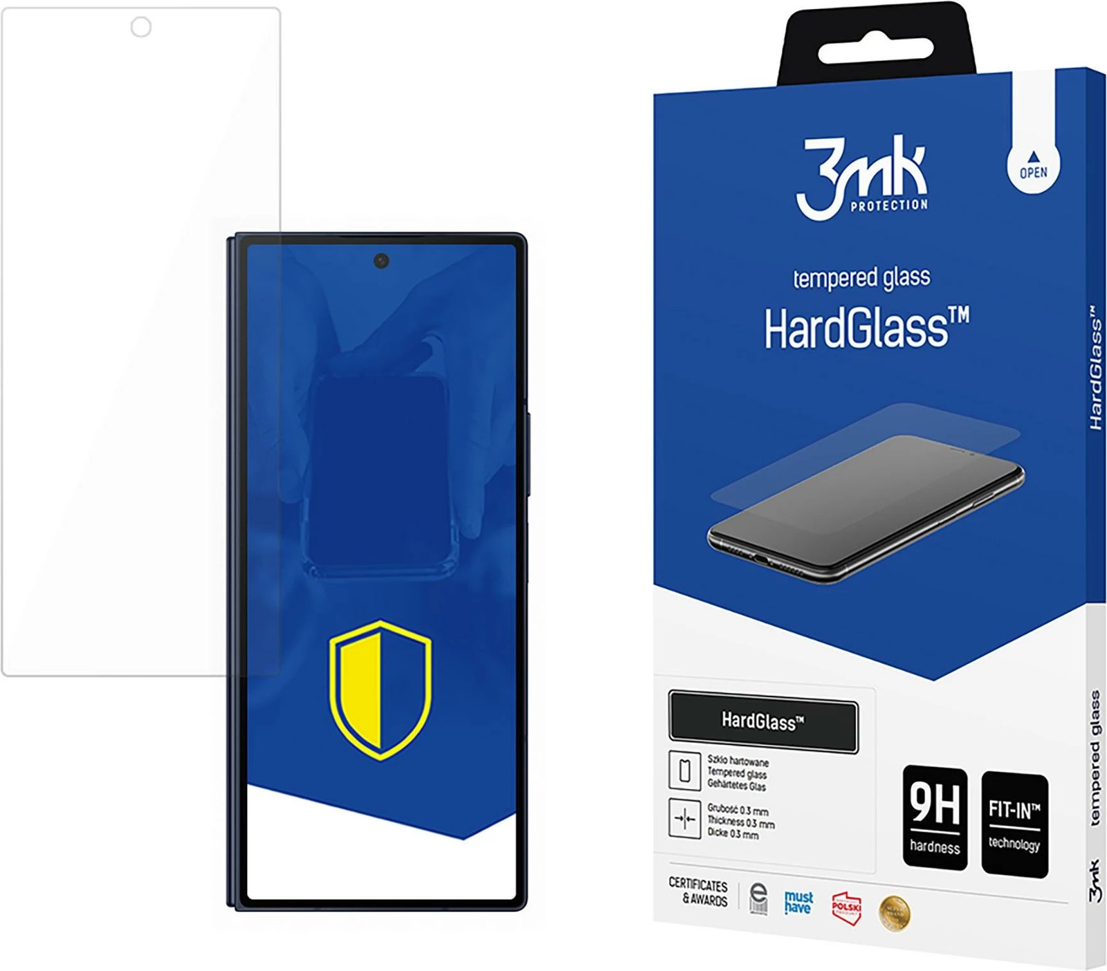 Xham i temperuar 3mk HardGlass për Samsung Galaxy Z Fold 6, përpara