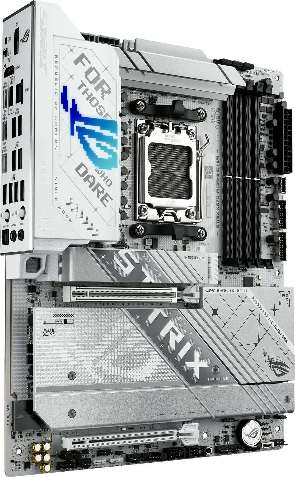 Pllakë amë ASUS ROG STRIX X870-A GAMING WIFI, AMD, Socket AM5, DDR5, 192 GB Pllakë amë ASUS ROG STRIX X870-A GAMING WIFI, AMD, Socket AM5, DDR5, 192 GB