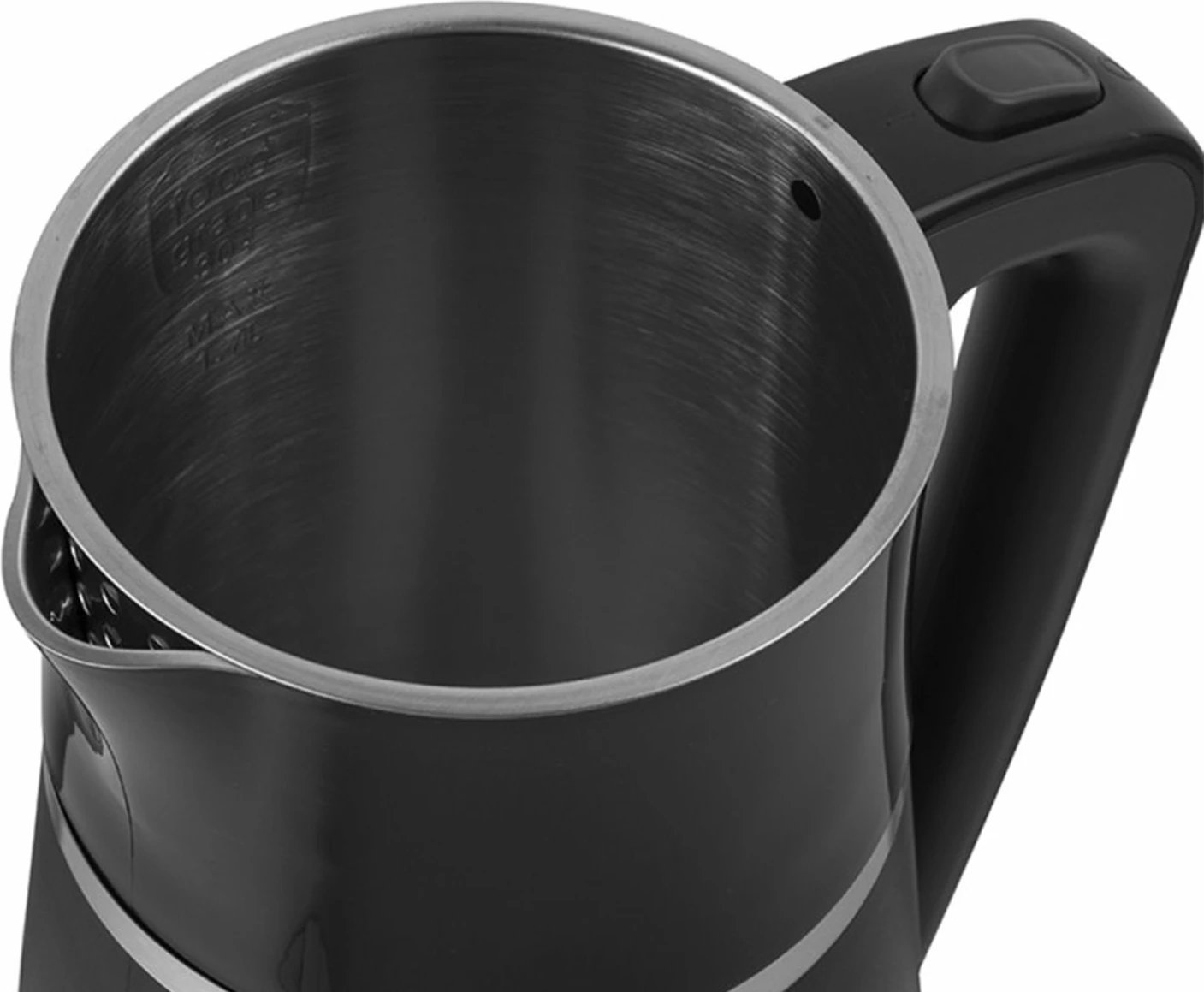 Zierëse uji elektrike, Elit, ELEGANCE 1.7B, 1.7L 1850-2200W, mur i dyfishtë inox, bazë 360°, e zezë