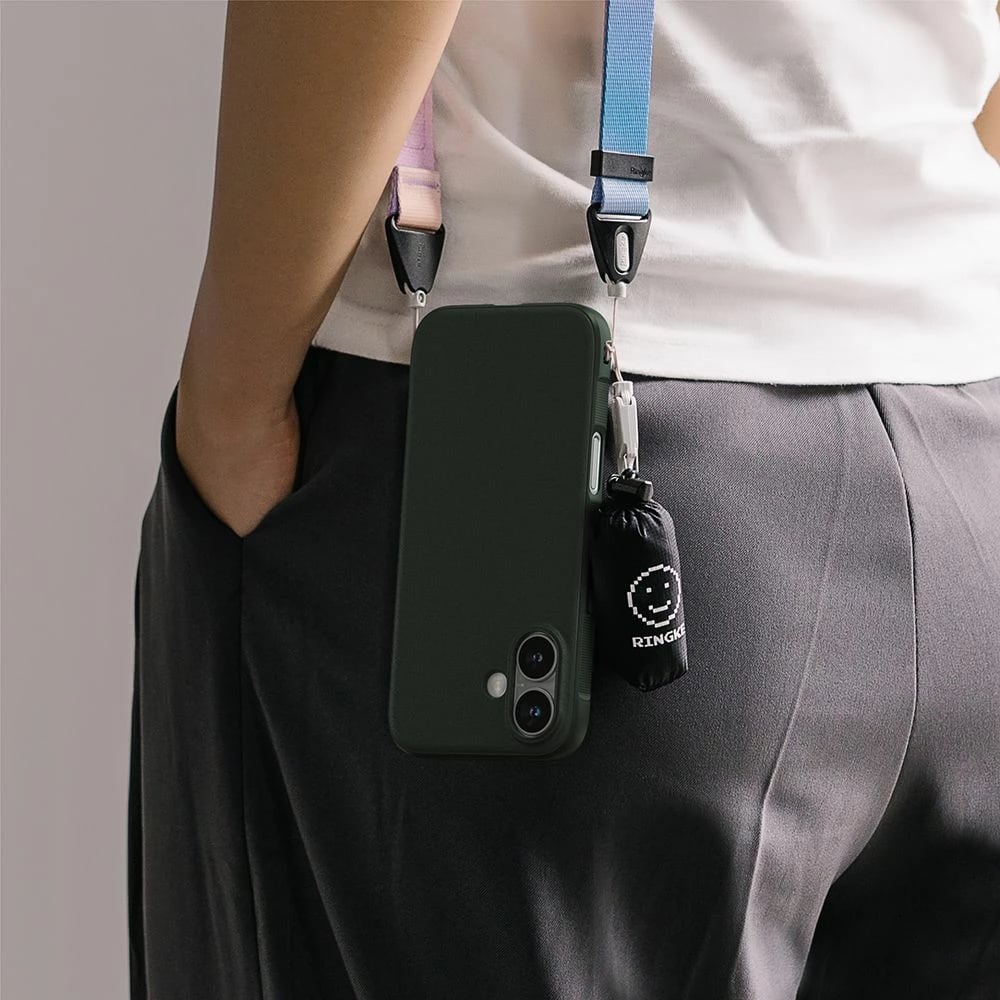 Mbështjellës Ringke Onyx MagSafe për iPhone 16, i zi