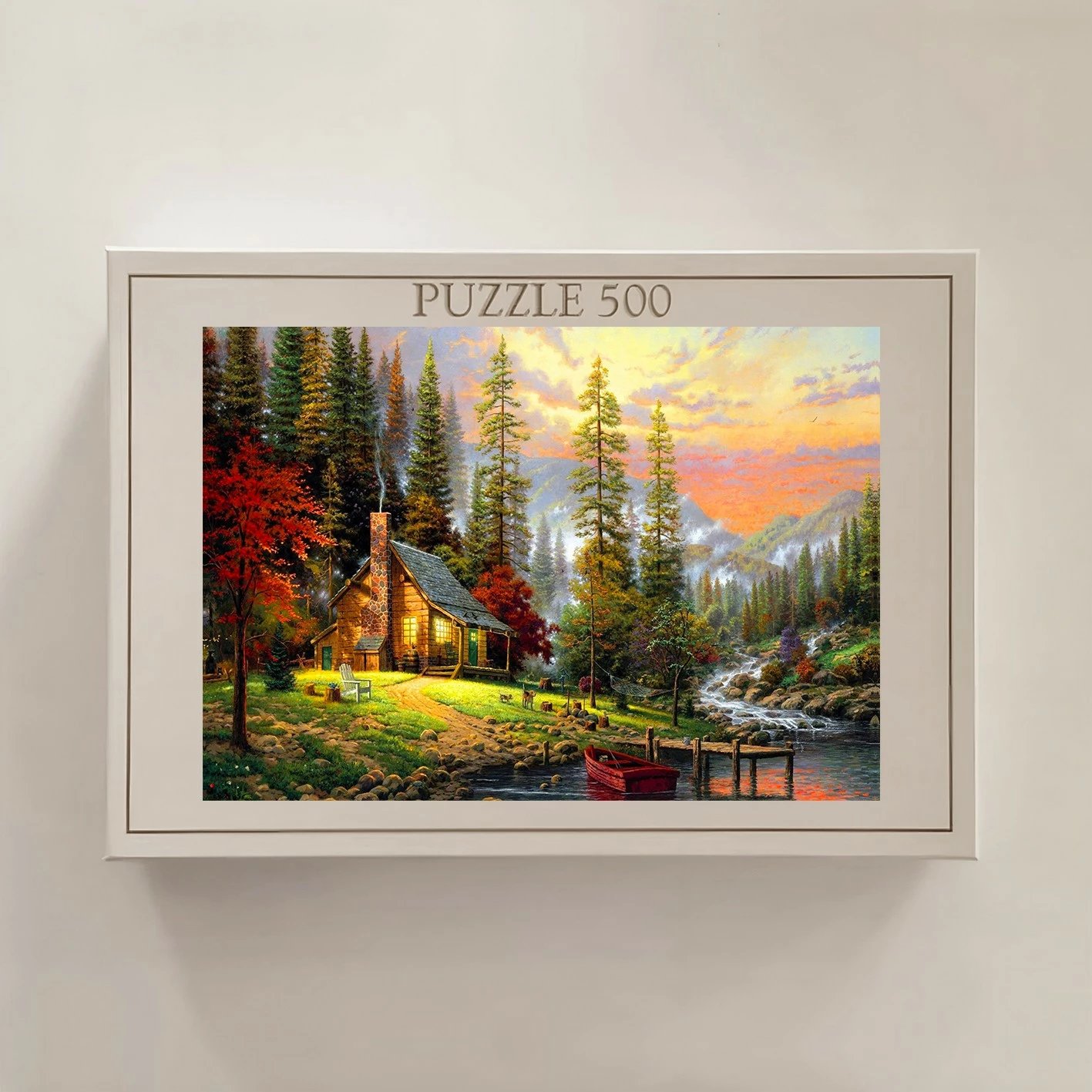 Puzzle 500 copë, Evila Originals, shumëngjyrësh, PZL_0183_500