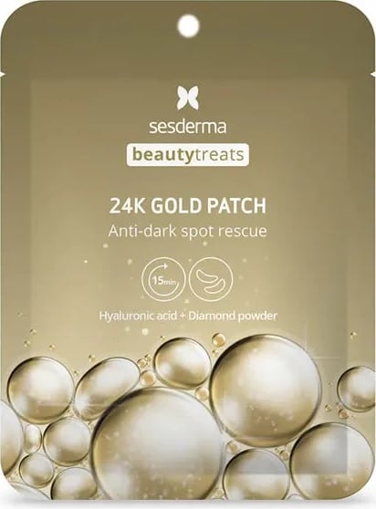 Pllaka për konturin e syve SESDERMA 24K Gold Patch unisex, 2 copë Pllaka për konturin e syve SESDERMA 24K Gold Patch unisex, 2 copë