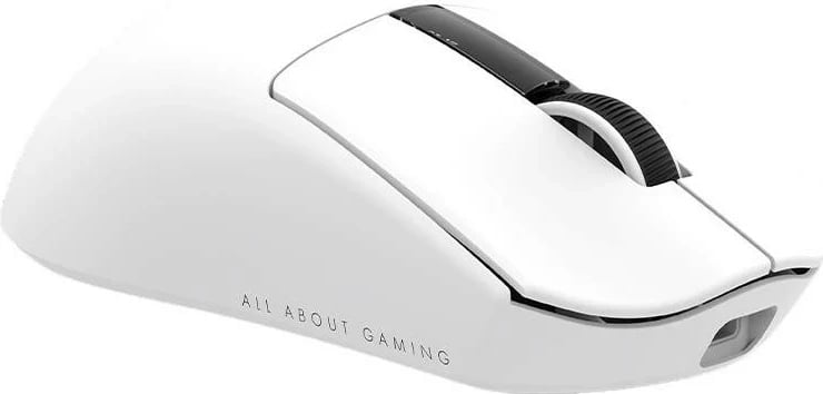 Maus Aqirys ZEPHYR, RGB, Wireless+Wired, i bardhë