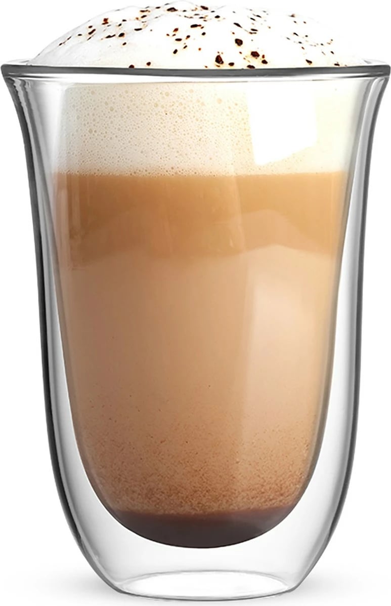 Set gotash Bialetti Firenze 2 copë, xham dypjesësh, 300ml, transparent