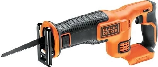 Sharrë reciproke Black & Decker BDCR18N-XJ, 18V, 3000 spm, E zezë, Portokalli