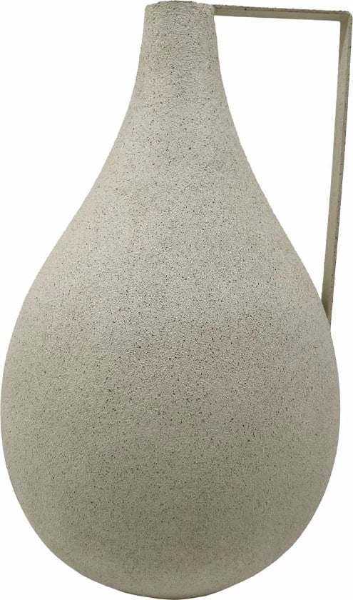 Vazo ANFORA, polirezine, bezhë, 16.5x16.5x27cm