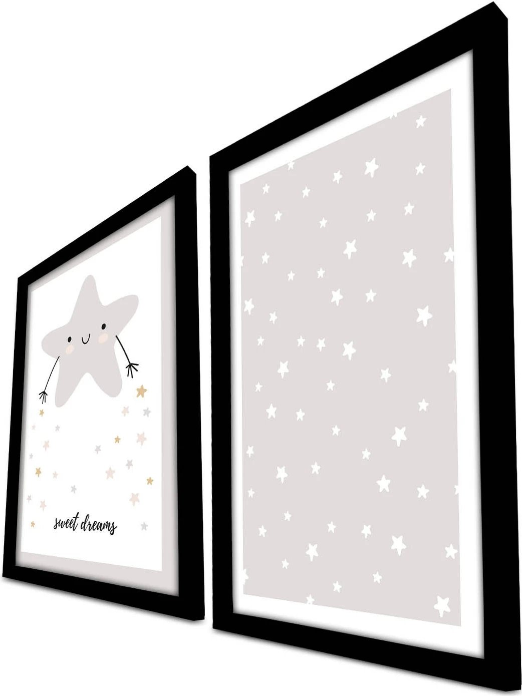 Piktura dekorative me kornizë MDF (2 copë), Wallity, 2P3853SCT-002