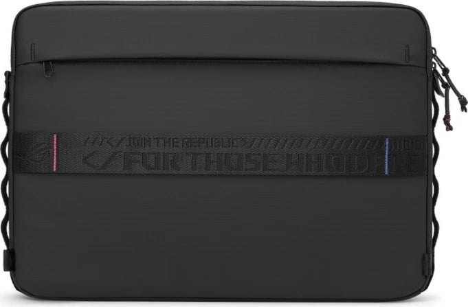 Çantë mbrojtëse laptop, Asus ROG Slash Sleeve 4.0 90XB09Z0-BSL000, 16 inç, me rrip shpatulle, e zezë