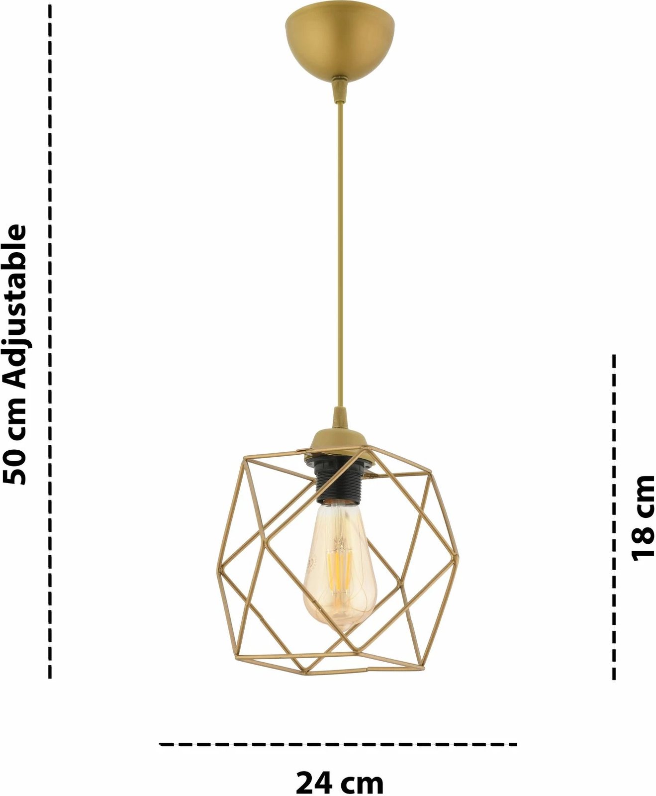 Llambë tavani Opviq, Geodrat, ngjyrë ari