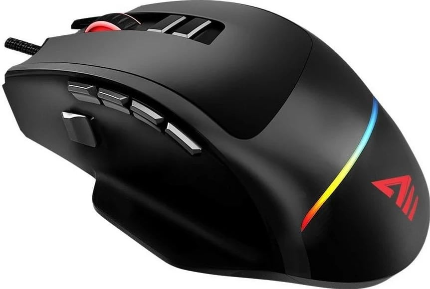 Maus gaming Savio Valiant, RGB, 12400 DPI, i zi