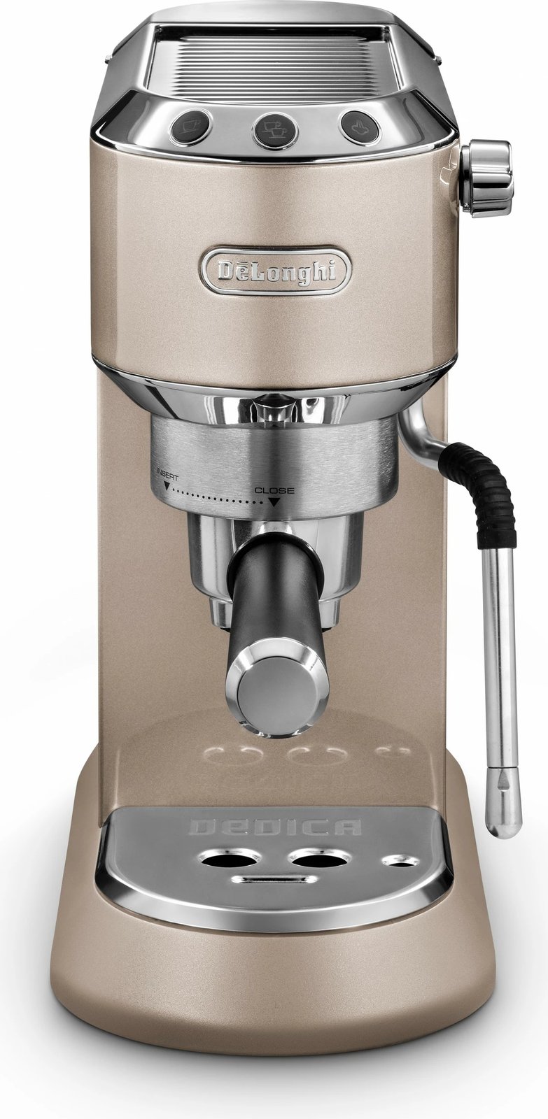 Aparat kafeje DeLonghi EC 885.BG, manual, 2 filxhanë, kapsula E.S.E., bezhë