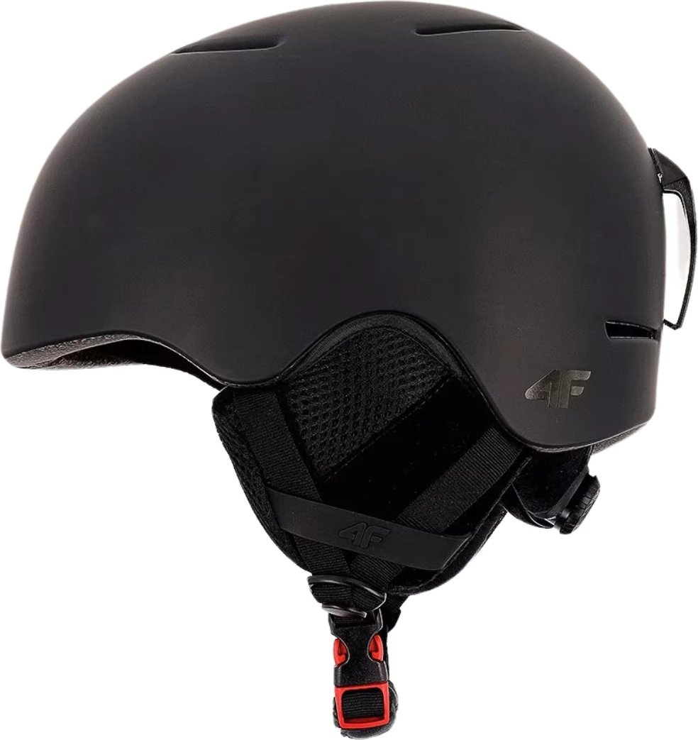 Helmetë skijimi 4F unisex, e zezë