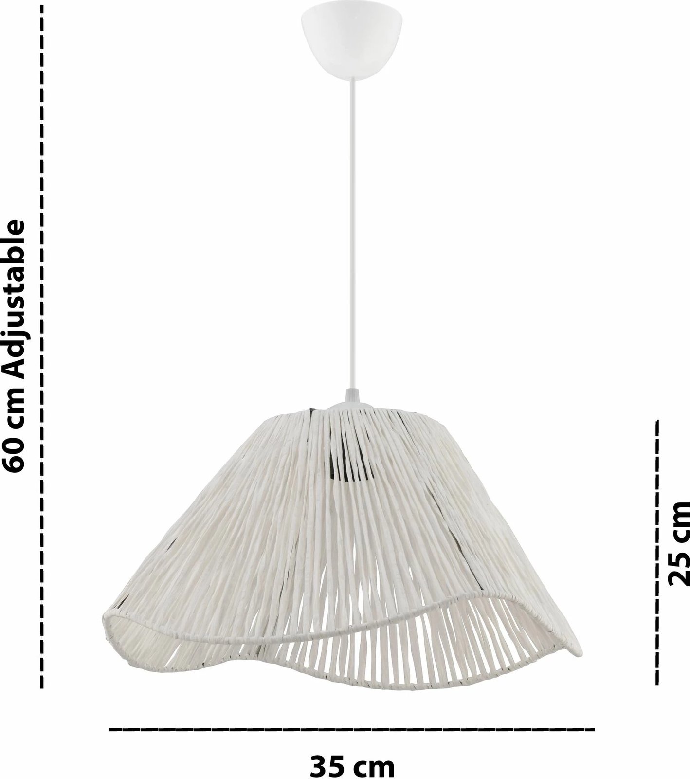 Llambë tavani Opviq, Sukne, e bardhë