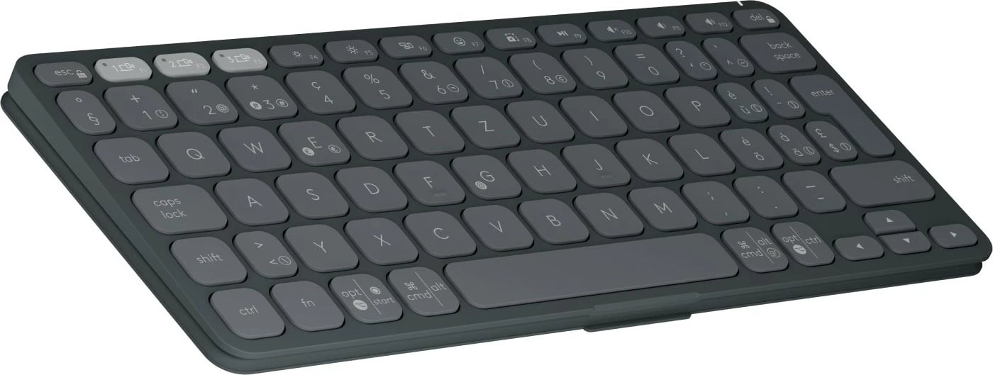 Tastierë Logitech KEYS-TO-GO 2, portative, wireless, gri e errët
