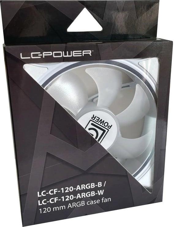Ventilator kasë LC-Power LC-CF-120-ARGB-W 12cm ARGB i bardhë