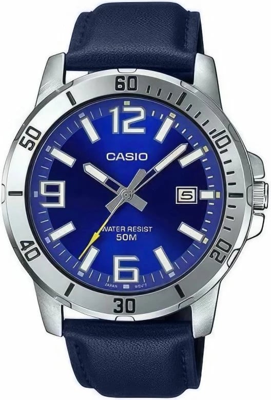 Orë dore për meshkuj Casio, blu