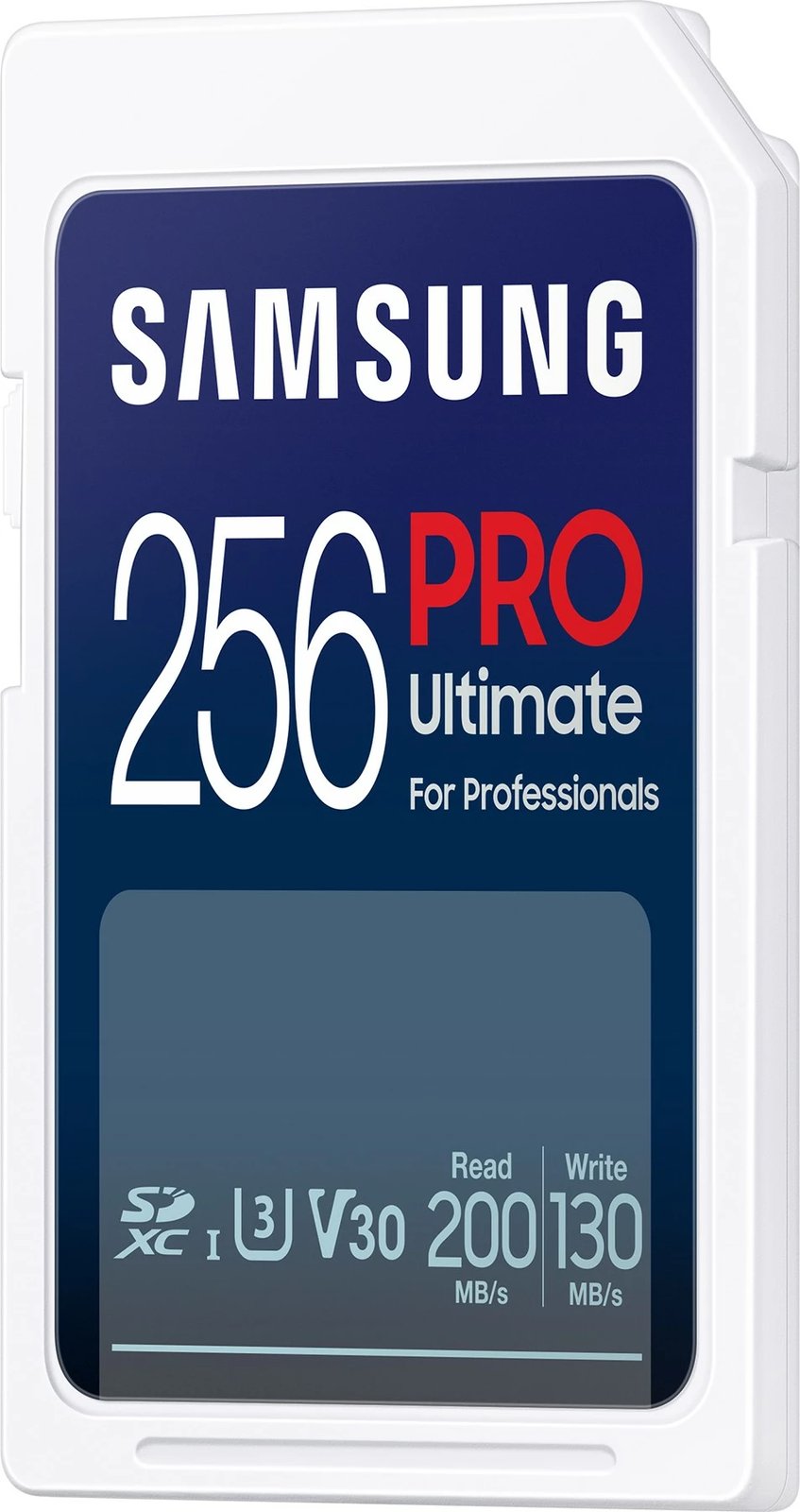 Kartelë memorie Samsung PRO Ultimate 256GB SDXC UHS-I U3 V30, e bardhë