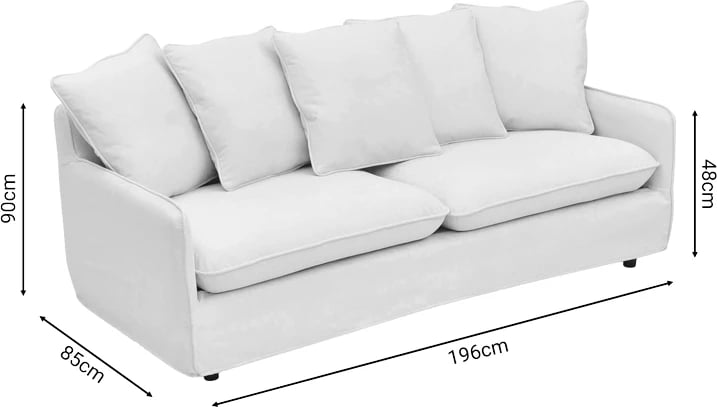 Set salloni, 2 pjesë, material stof, ngjyrë bezhë, me jastëkë