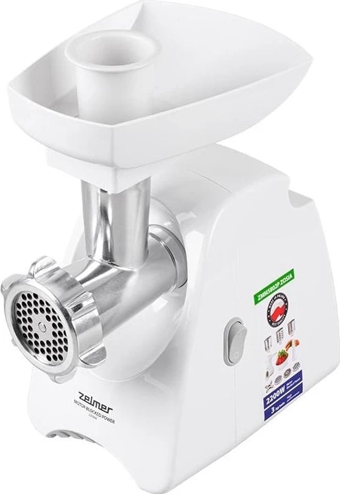 Makinë mishi Zelmer ZMM5801P, 2200W, e bardhë Makinë mishi Zelmer ZMM5801P, 2200W, e bardhë