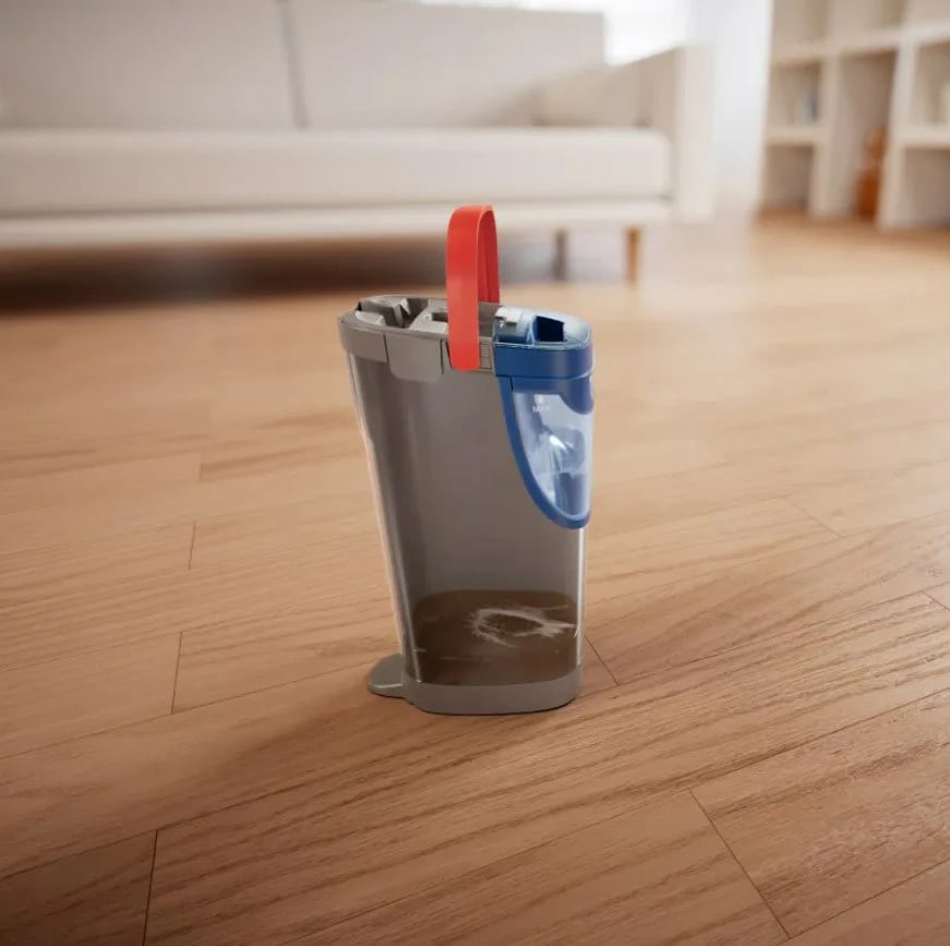 Mop i sheshtë Vileda H2prO, mikrofibër, i zi