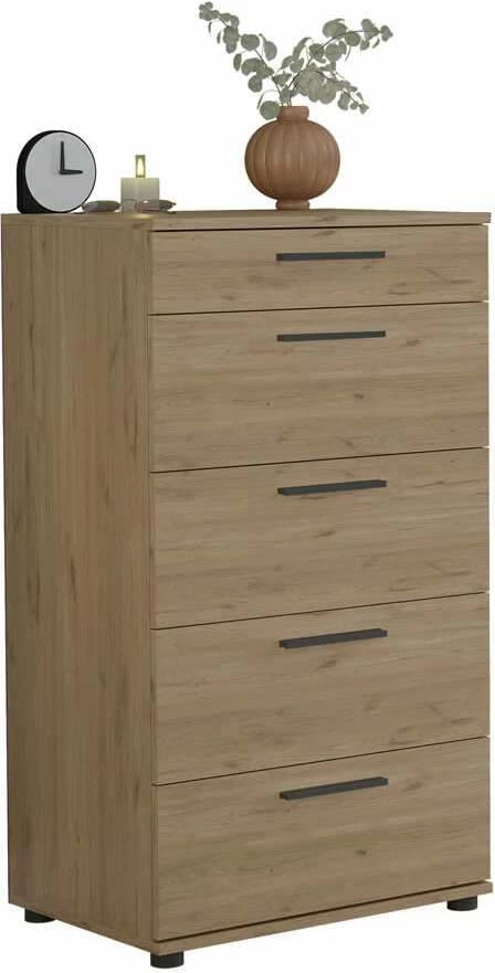 Komodë Skye Decor, ngjyrë lisi, Sfn-550-Ff-1