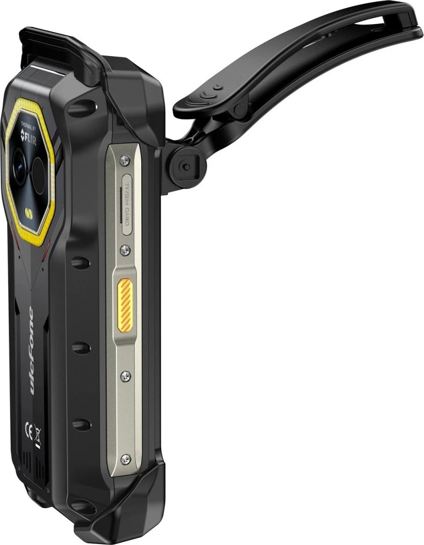 Mbështjellës Ulefone Armor Mini 20 Pro/20T Pro UF-C-A20 me klips rrotullues, Plastik, Zi