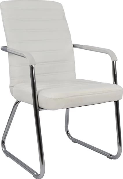 Karrige konferencash FH1021.02 e bardhë 55,5x67,5x94 cm, set prej 4 copash