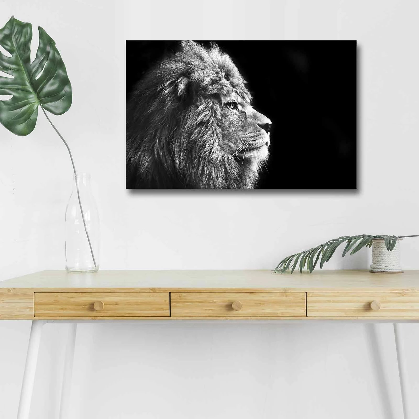 Pikturë dekorative me dritë LED, kanavacë, shumëngjyrëshe, 45x70cm, 4570DHDACT-058