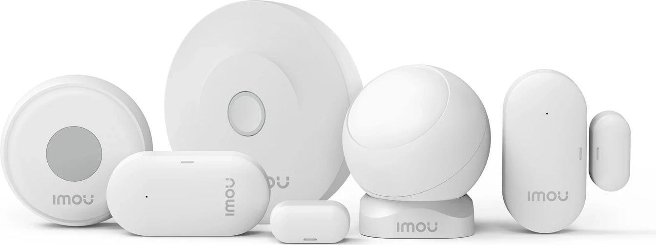 Set alarmi smart Imou Smart Alarm Security Kit, ZigBee/Wi-Fi, i bardhë