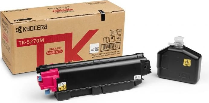 Toner Kyocera TK-5270M (1T02TVBNL0) kapacitet 5,500–8,800 faqe magenta