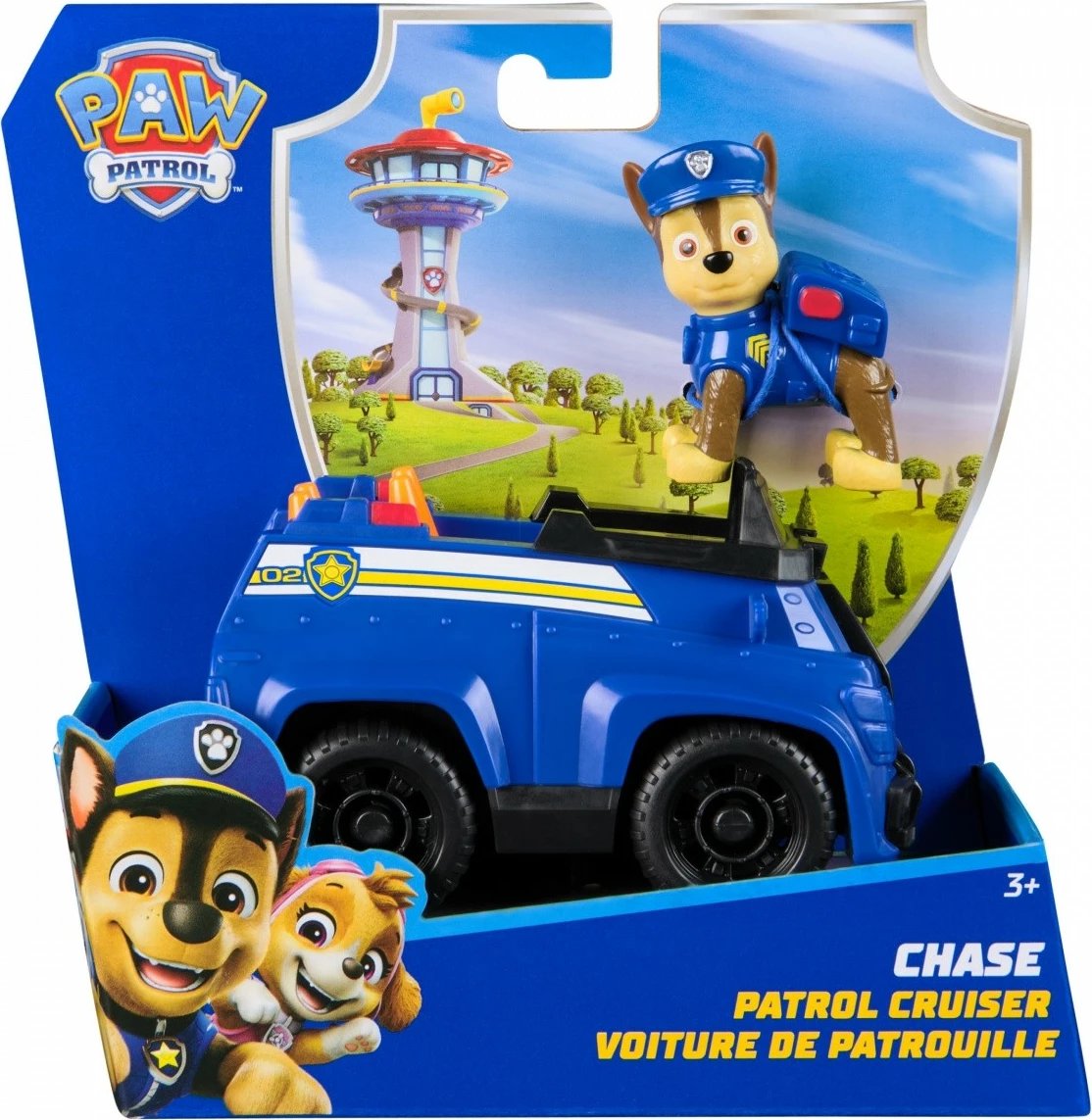 Lodër veturë Paw Patrol Spin Master Chase, plastikë, kaltër