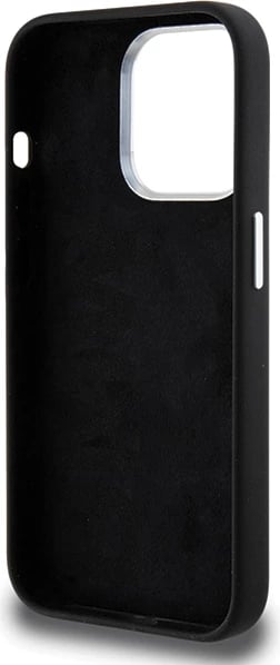 Mbështjellës BMW Signature Liquid Silicone MagSafe për iPhone 15 Pro, i zi