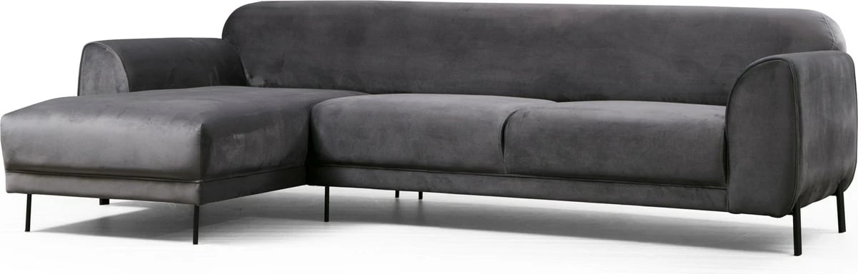 Kënd divan-krevat Atelier del Sofa, këndi majtas, anthracite