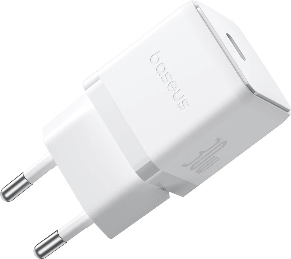 Karikues muri Baseus Palm 30W, USB-C, i bardhë