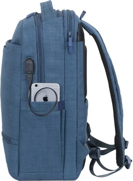 Çantë shpine RIVACASE NB Rucksack Biscayne 17.3" blu