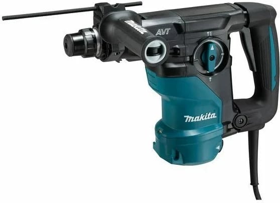 Çekiç rrotullues Makita HR3011FCJ, 1050 W, SDS Plus, zi/blu