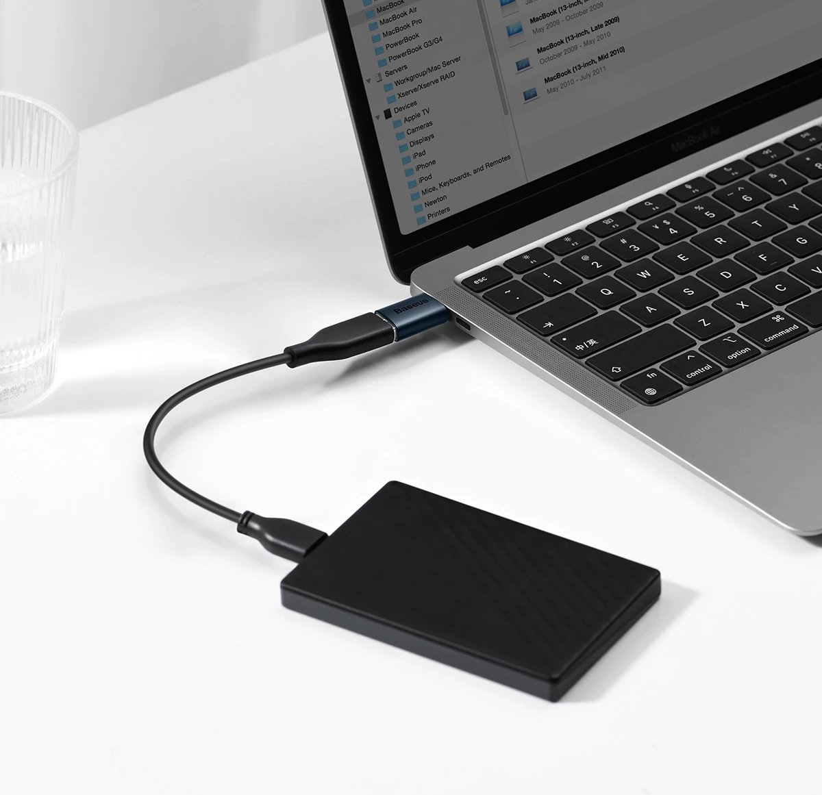 Adapter USB Type-C në USB-A 3.2 Gen 1 Baseus Ingenuity Series, Blu Adapter USB Type-C në USB-A 3.2 Gen 1 Baseus Ingenuity Series, Blu