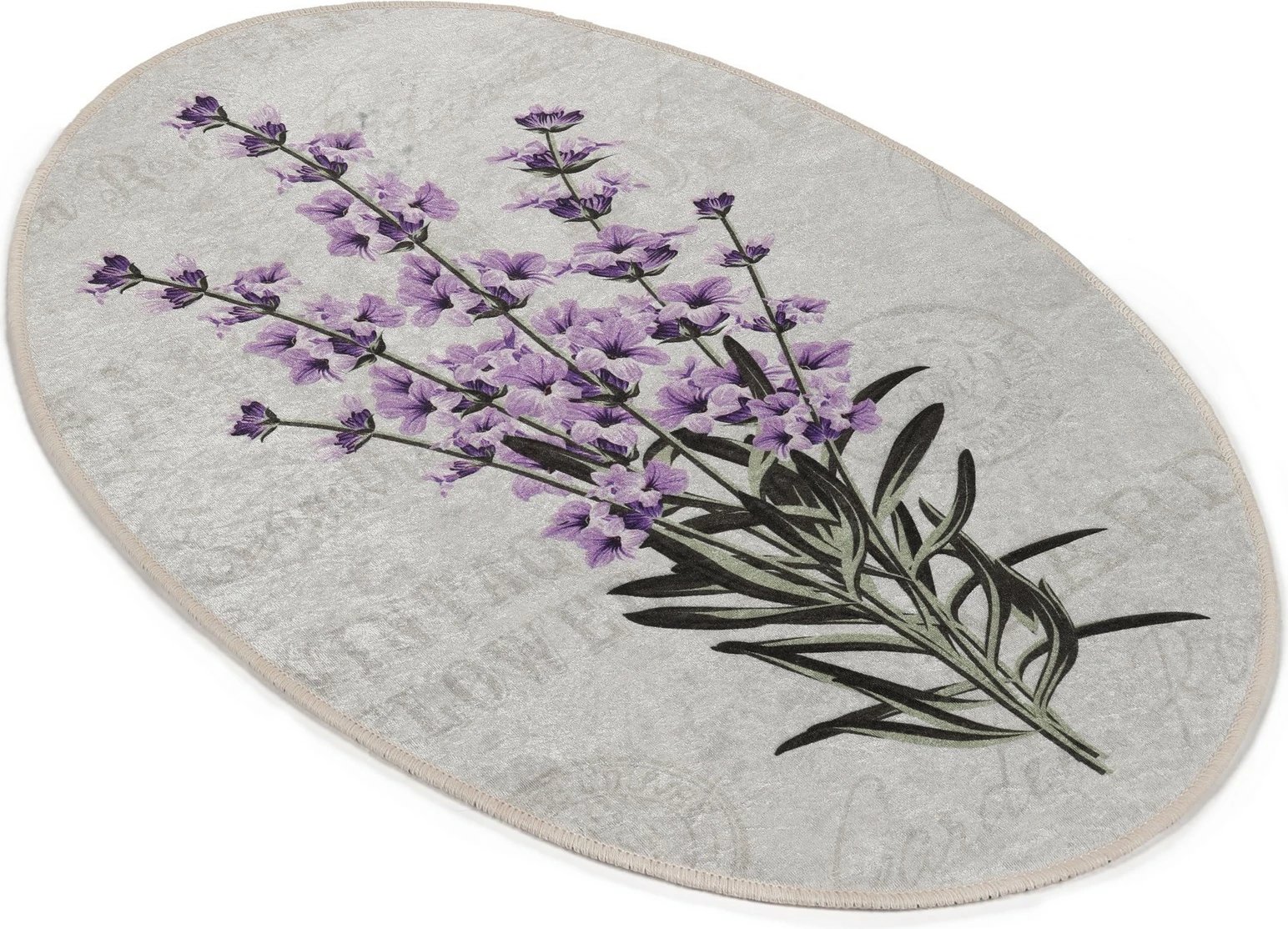 Qilim ovale, 60x90cm, model Hypnose, ngjyrë livando, Conceptum