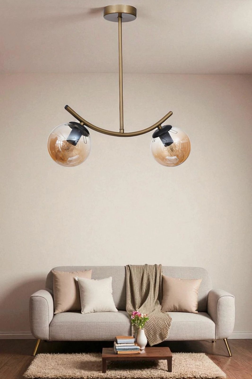 Llambë tavani Opviq, ngjyrë mjaltë dhe ari, 9010-1