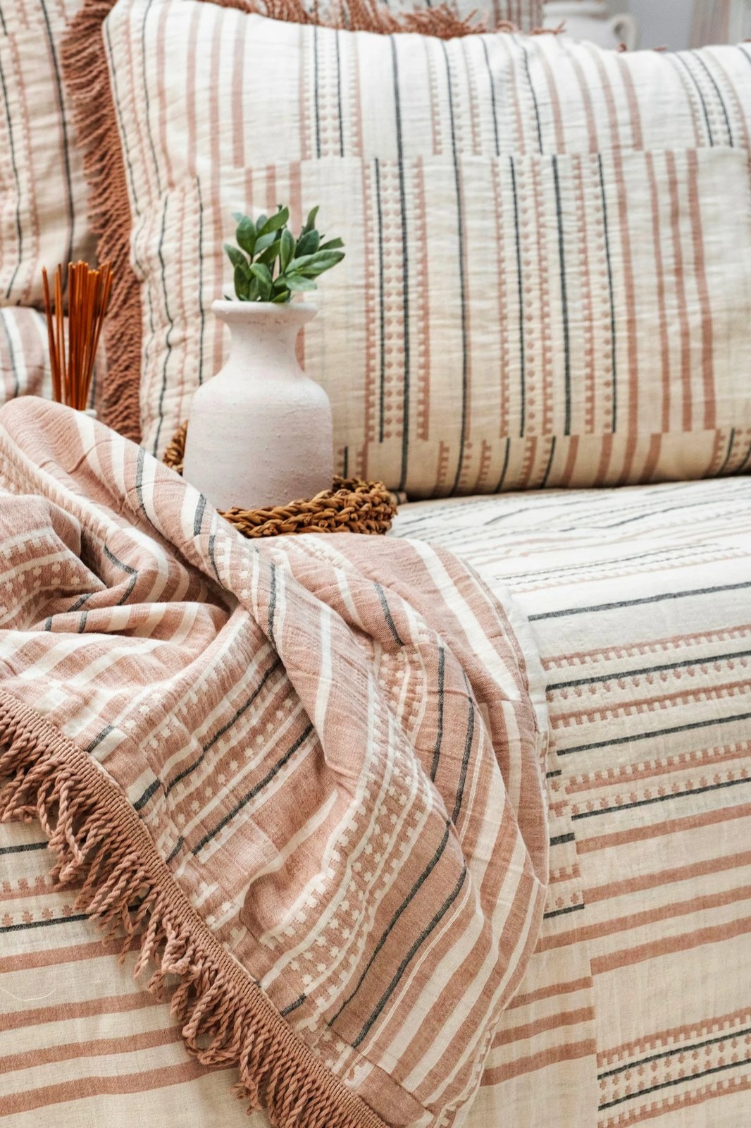 Set piké dopio L'essentiel, ngjyrë e kuqe tjegulle, Lia