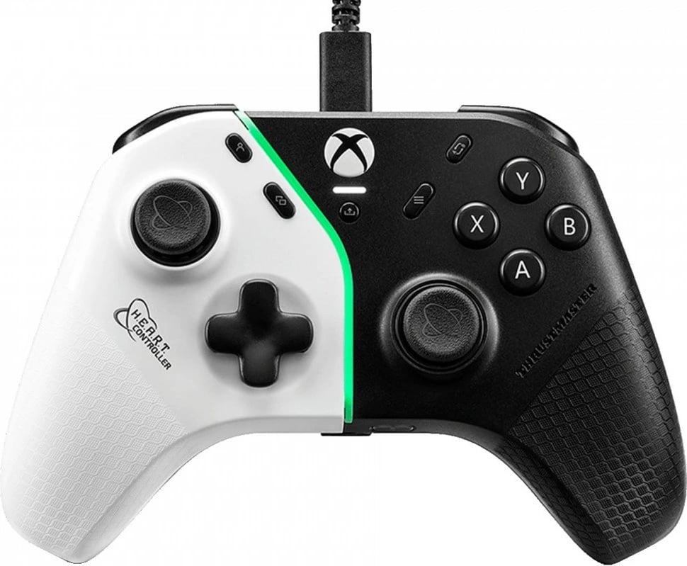 Gamepad Thrustmaster EART Controller, me kabllo, për PC/Xbox, zi/bardhë