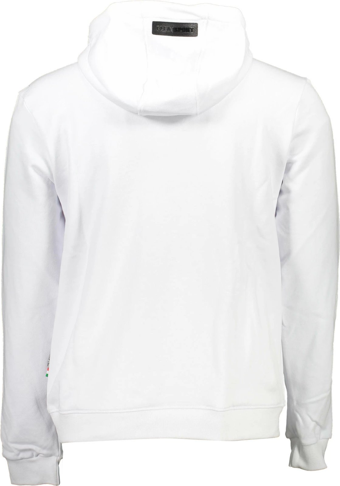 Duks me kapuç PLEIN SPORT për meshkuj, e bardhë Duks me kapuç PLEIN SPORT për meshkuj, e bardhë