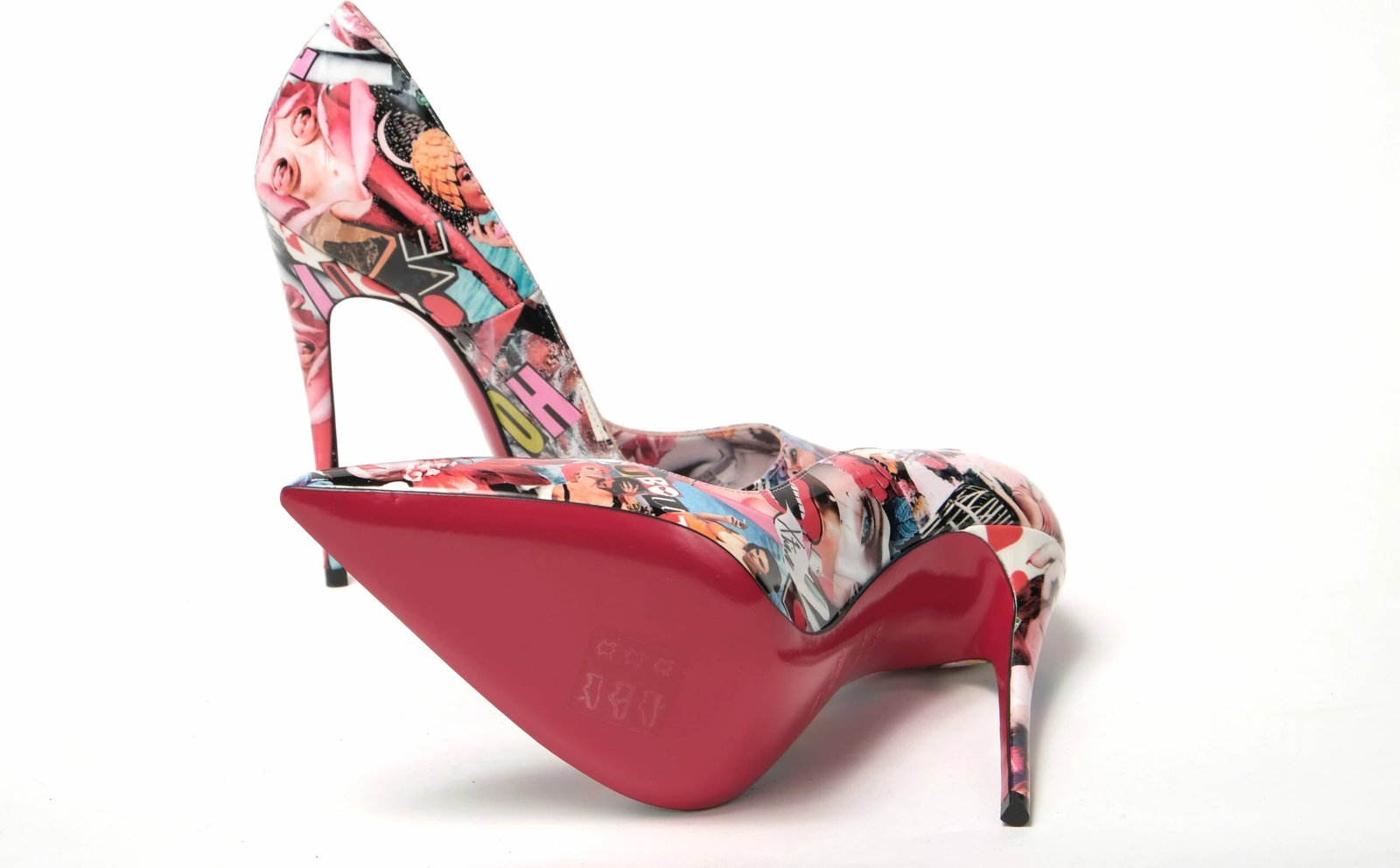 Këpucë me taka Christian Louboutin, shumëngjyrëshe