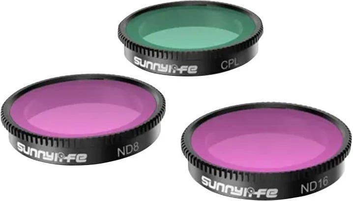 Set filtra Sunnylife CPL+ND8+ND16 për Insta360 GO 3/GO 2