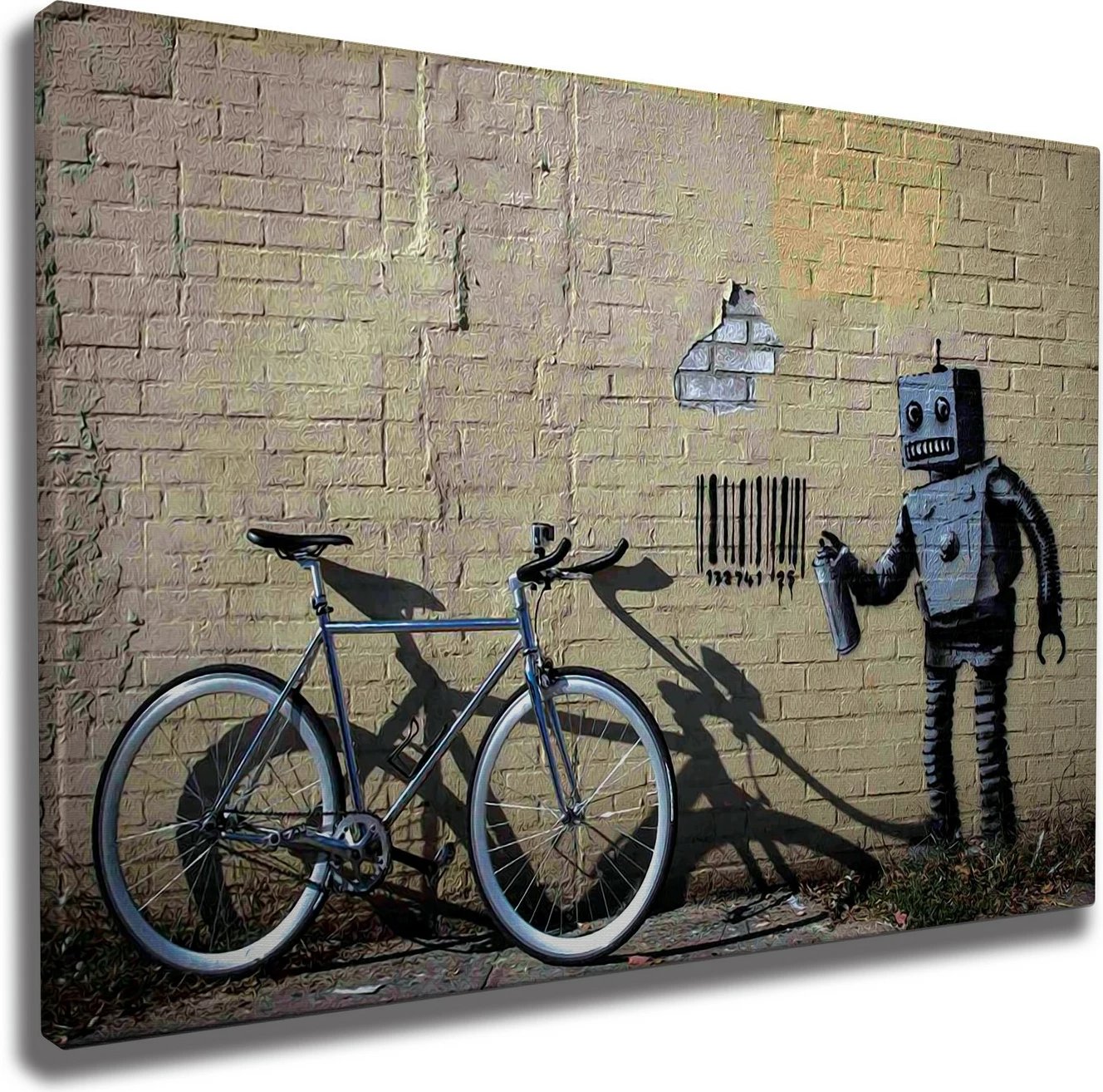Pikturë dekorative në kanavacë, Banksy, shumëngjyrëshe, WY19, 50x70cm