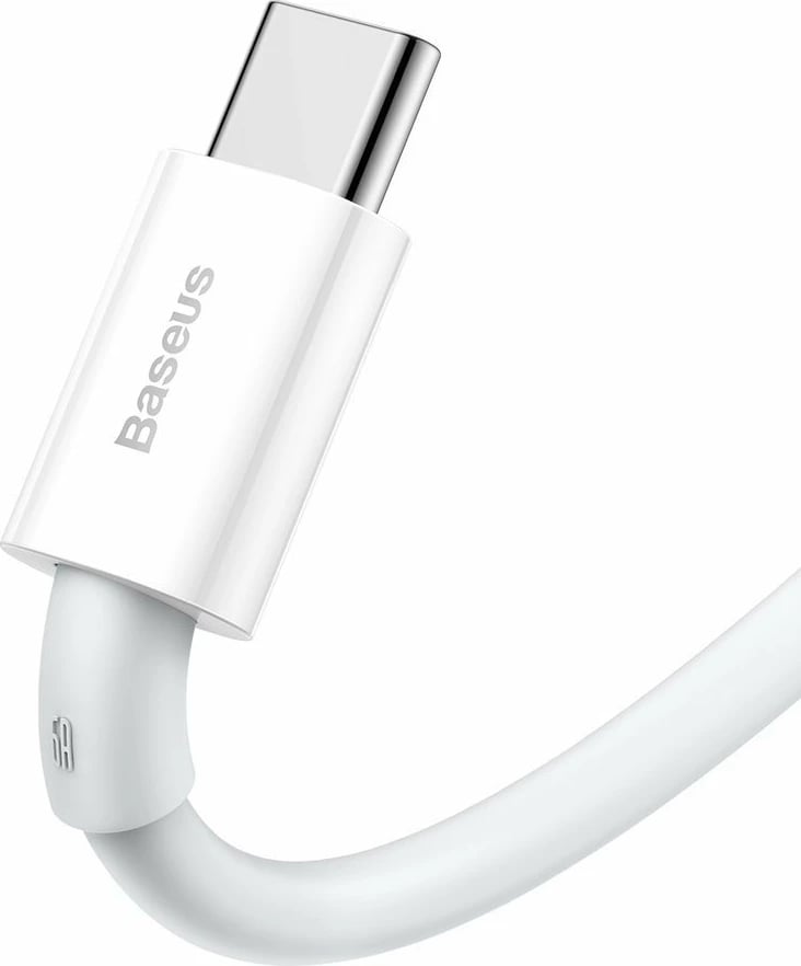 Kabllo Baseus Superior CATYS-A02 USB në Type-C, 2m, 66W, Bardhë