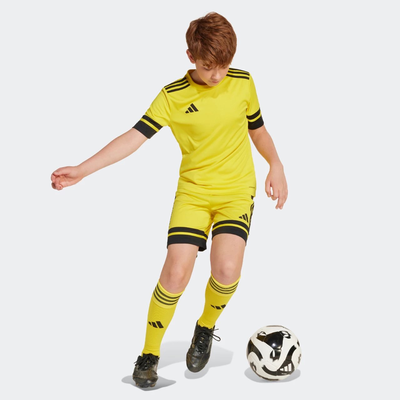 Maicë për fëmijë adidas, e verdhë
