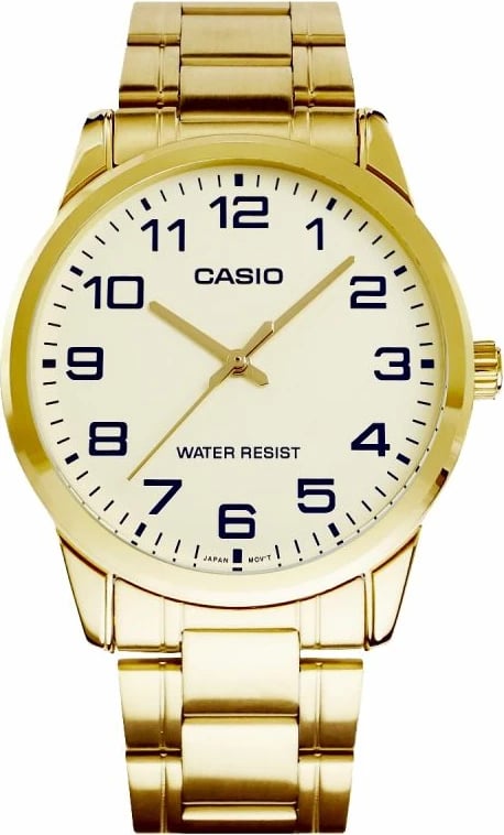 Orë dore për meshkuj Casio, e artë